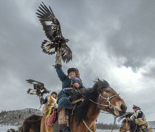Mongolian eagle hunting festival