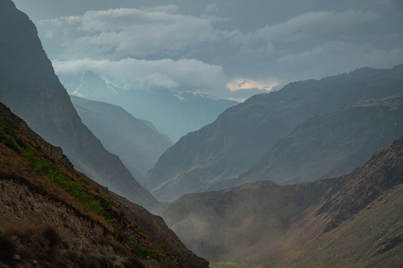 горы, Алтай, весна, облака Горный Алтай фото превью