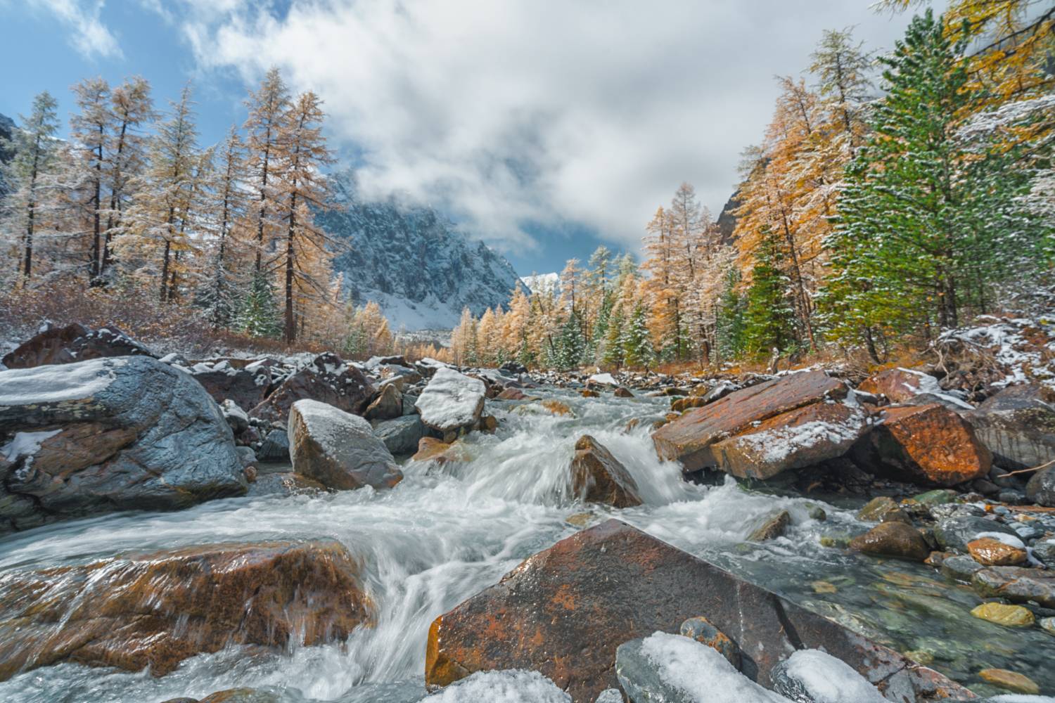 Россия, Алтай,пейзаж, река, природа, Актру, Лариса Дука