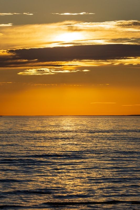 закат, финский залив, балтика Закат на Финском заливе фото превью