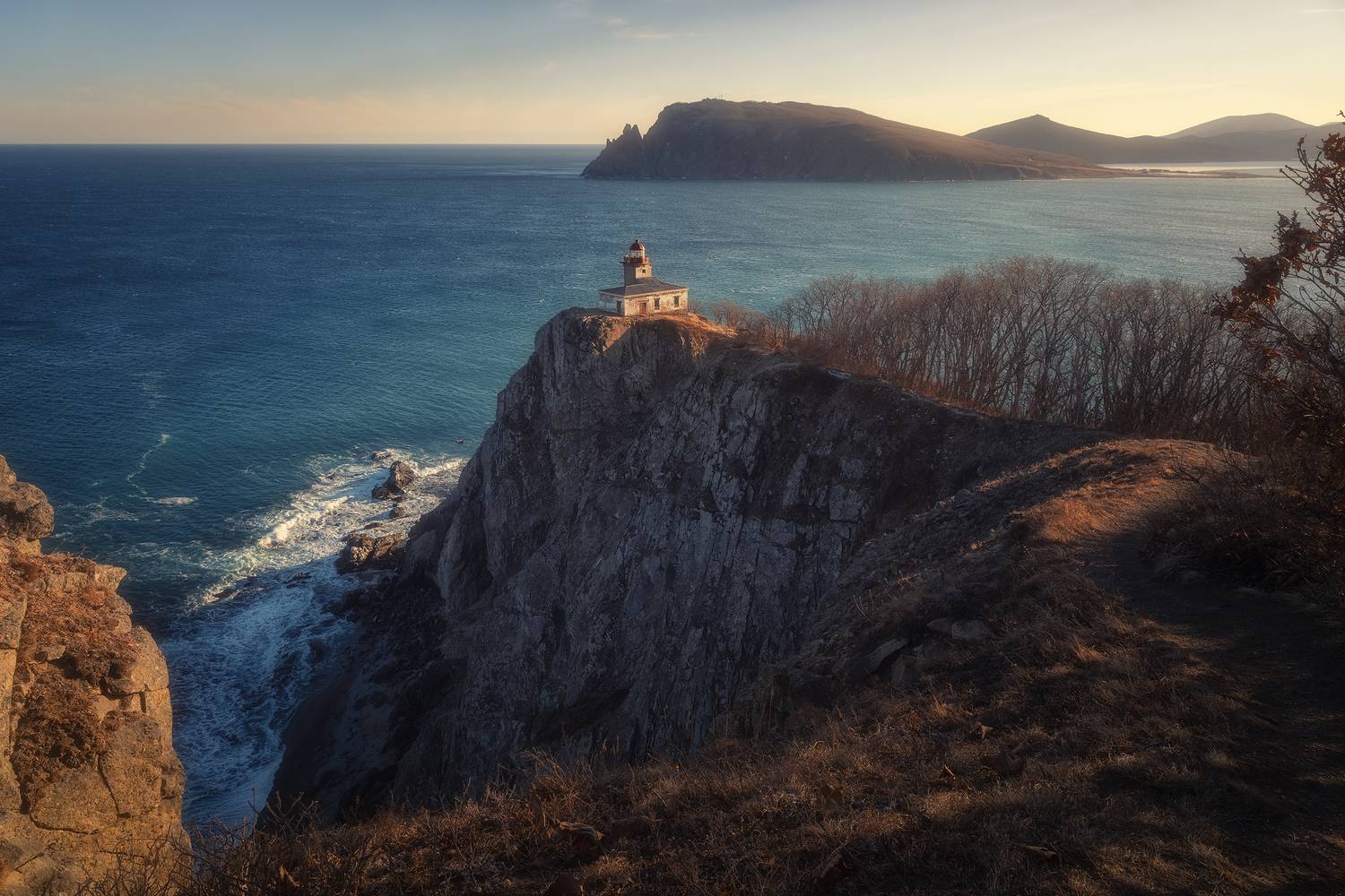 россия, приморский край, дальний восток, японское море, приморье, море, зима, сергей алтушкин, маяк балюзек, Сергей Алтушкин