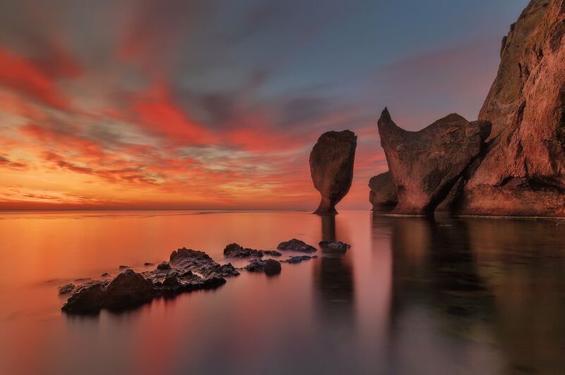 Огненный рассвет фото превью