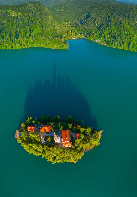 блед, остров блед, альпы, юлийские альпы, словения, австрия, alps, slovenia, bled, bled lake, dji Остров Блед фото превью