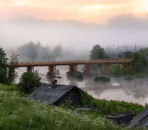 Утро в деревне