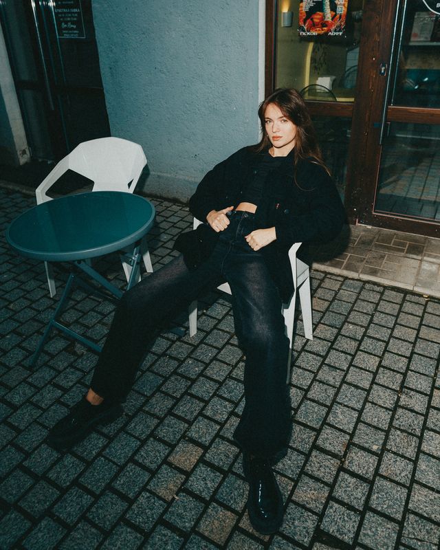 портрет, стри, вспышка, девушка, girl, beauty, flashlight, girl Настя фото превью