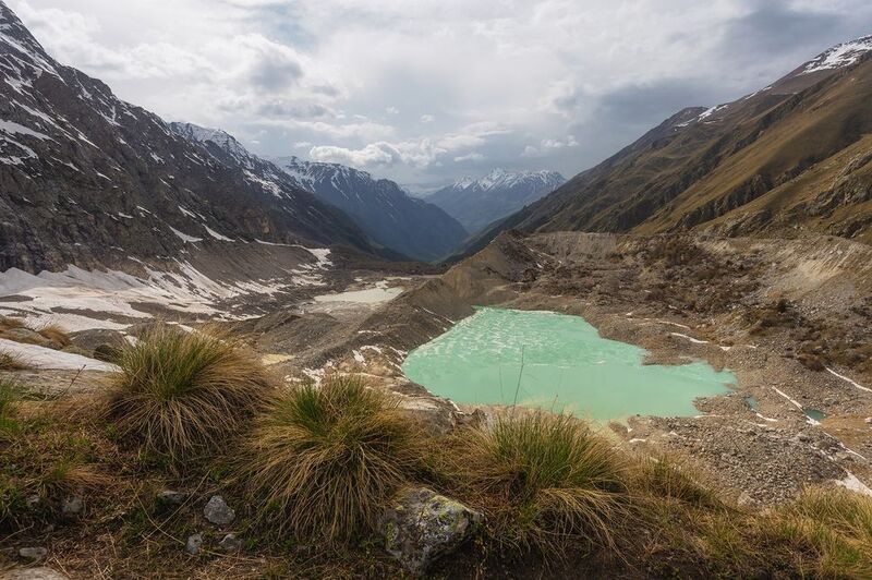 озеро, кбр, кавказ, горы, приэльбрусье, адыл-су, башкара Озеро Башкара фото превью