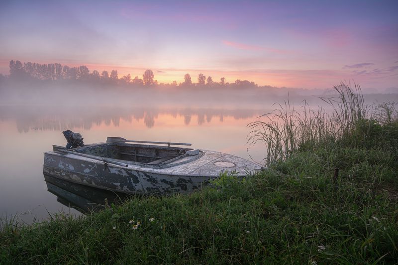 Летнее утро фото превью