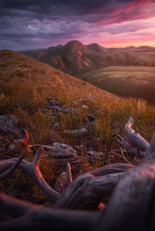 фототур, долгиегоры, карамурунтау, урал, южныйурал, рассвет, весна, пейзаж, природа Хребет Карамурунтау фото превью