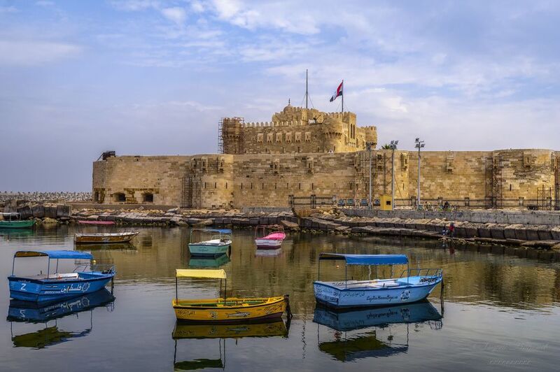 городской пейзаж, архитектура, крепости, форты, Форт Кайт-Бей, Александрия, Египет Форт Кайт-Бей, Александрия, Египет. фото превью