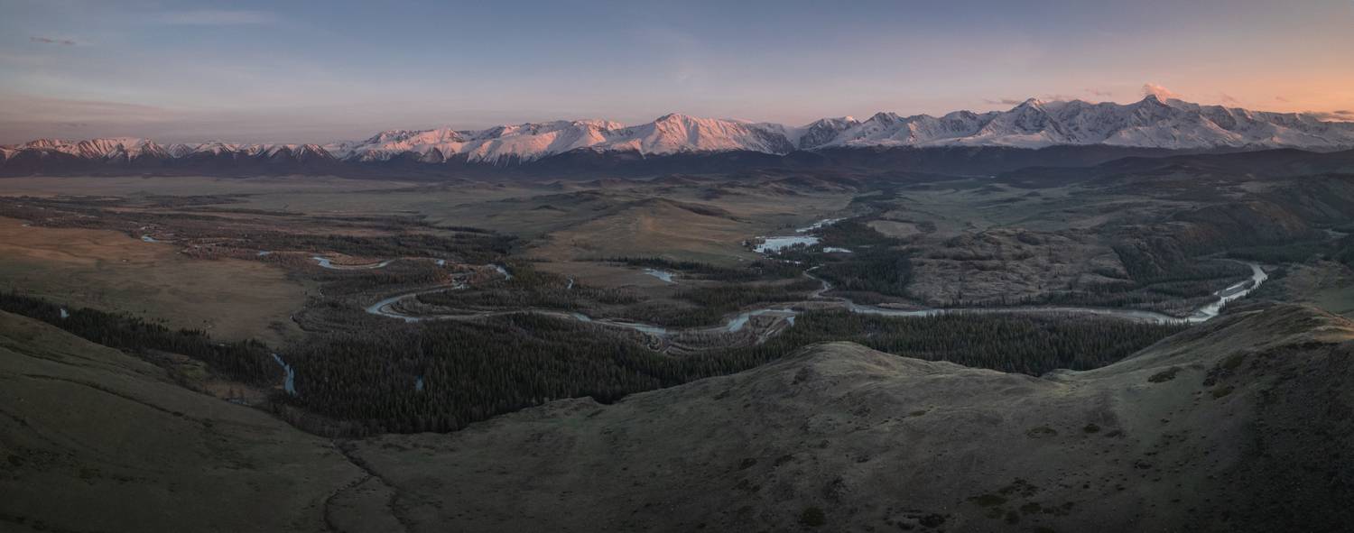 горы, Алтай, река, лес, Denis Koshkin