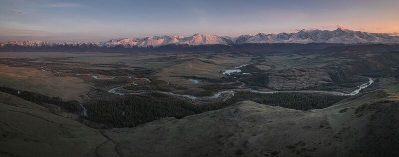 горы, Алтай, река, лес Горный Алтай фото превью