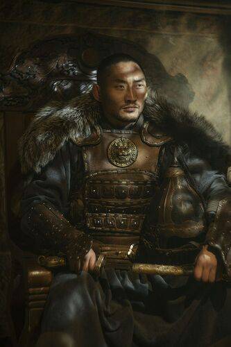 Legendary Mongolian warriors