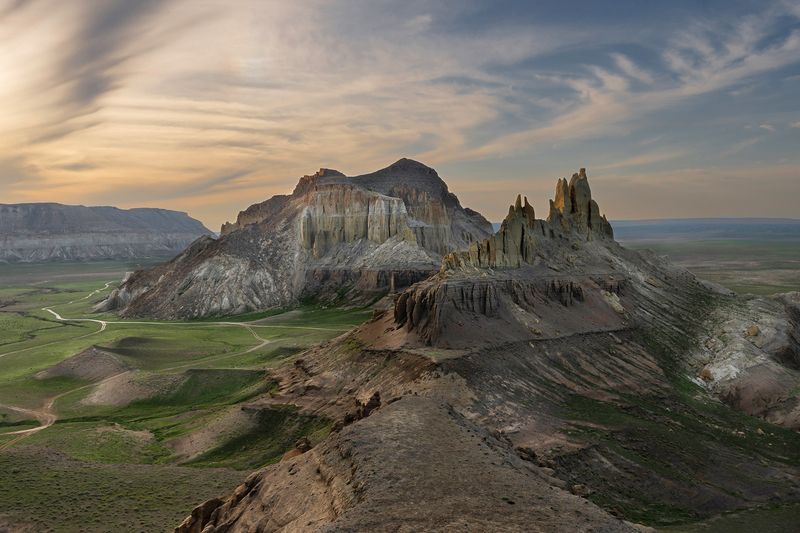 горы, закат, Казахстан Айракты фото превью