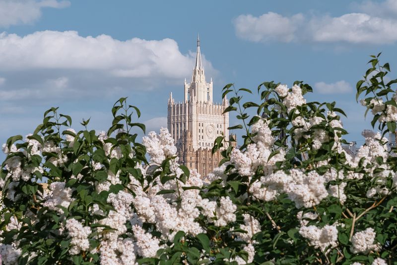 мид, москва, весна, сирень, moscow, spring МИД фото превью