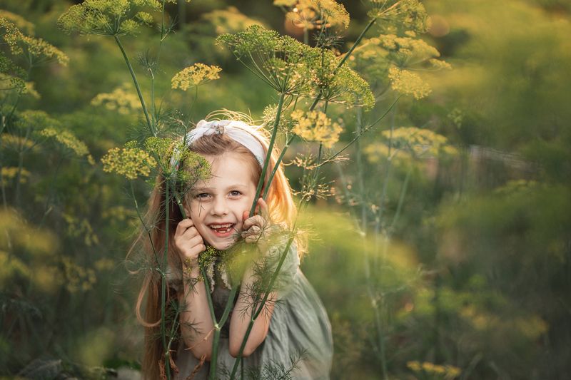 Детство - когда грядка укропа становится волшебым лесом... фото превью