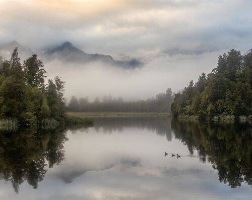 Утро на озере Мэтисон