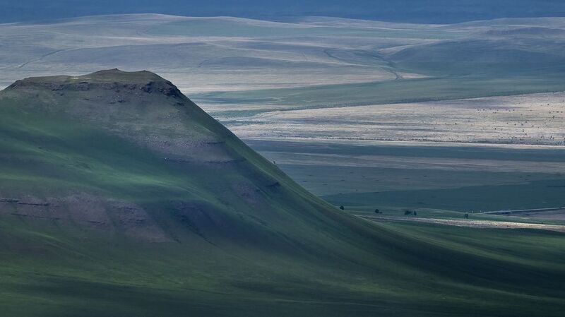 хакасия, сопки, пейзаж, сарагаш, вид с горы варча Древность Хакасии фото превью