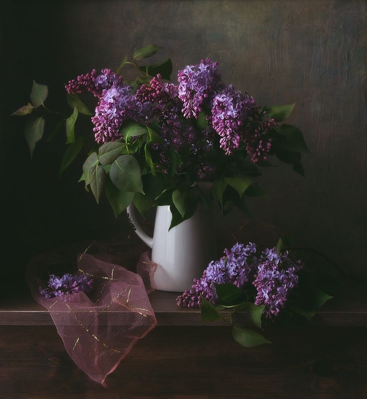 натюрморт,сирень,цветы,букет,май сирень... фото превью