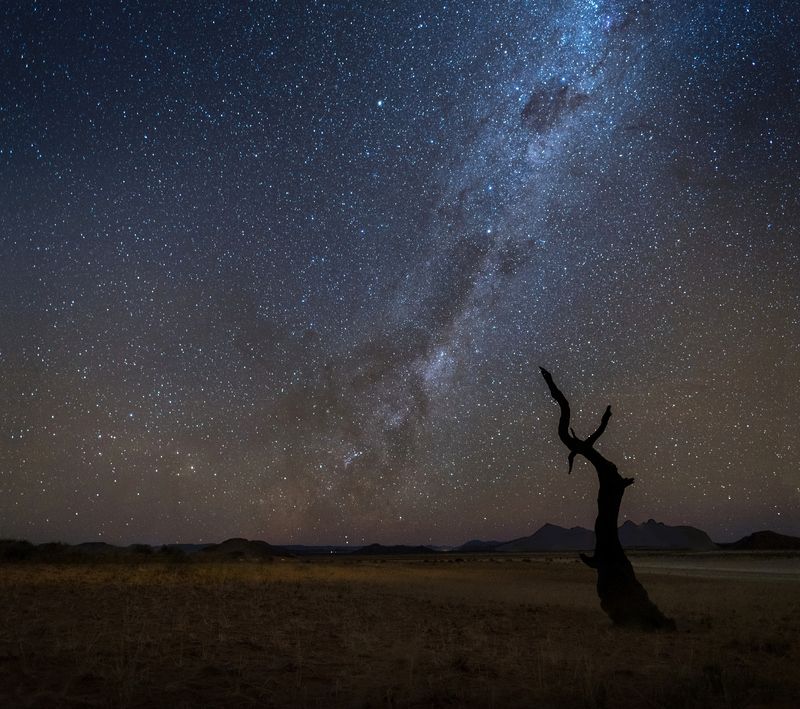 намибия, night, когда не спится, stars, namibia, намиб, нд,  by night, намибия 2021 Звезды над пустыней Намиб фото превью