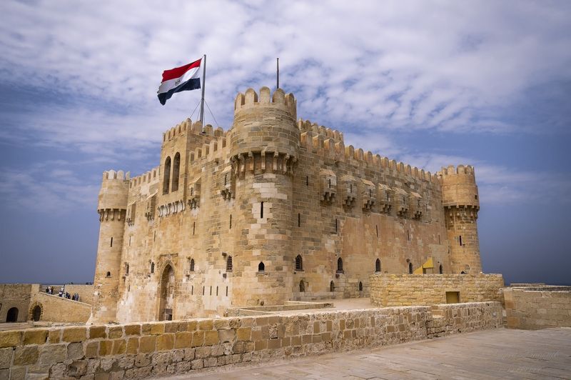 городской пейзаж, архитектура, крепости, форты, Форт Кайт-Бей, Александрия, Египет Форт Кайт-Бей, Александрия, Египет. фото превью