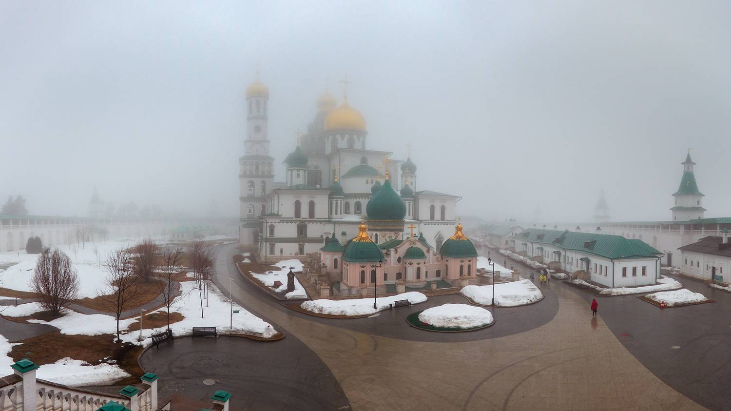 новый иерусалим, весна, март, туман, Медведев Александр