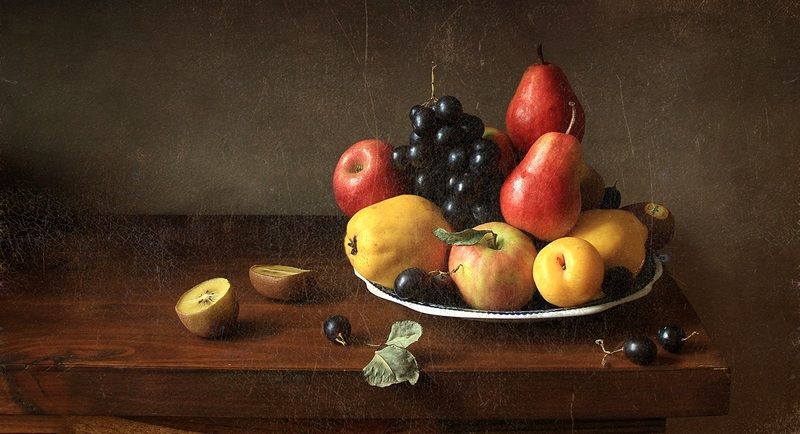 Натюрморт с фруктами фото превью