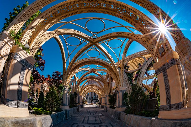 Архитектурное переплетение фото превью