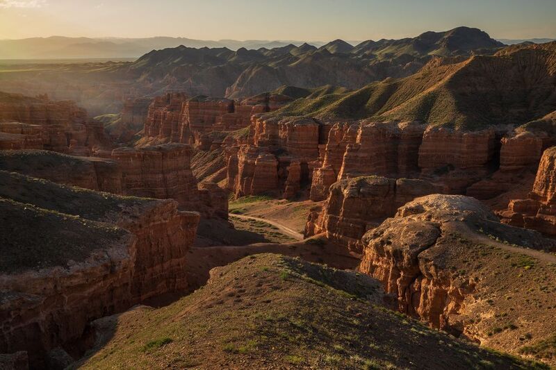Утро в Чарынском каньоне фото превью