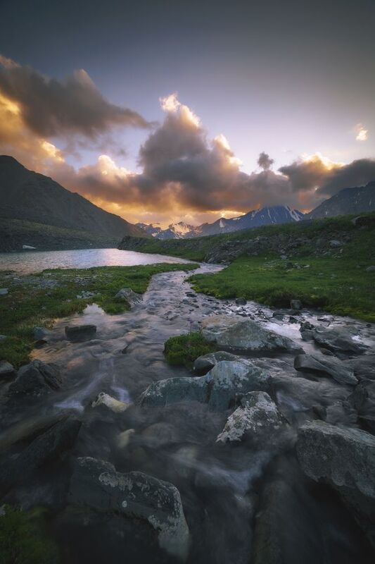 Горный ручей фото превью