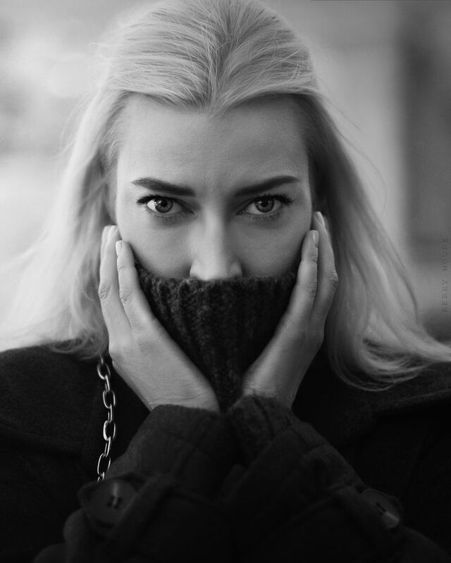 portrait, beauty, girl, model, eyes, woman, female, glamour, style, fashion, face, black and white, monochrome, light Anastasia фото превью