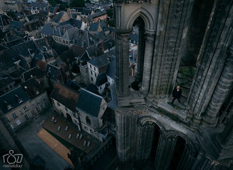 France, cathedral, architecture, roof, rooftop, above, historic, cityscape, Laon Laon фото превью