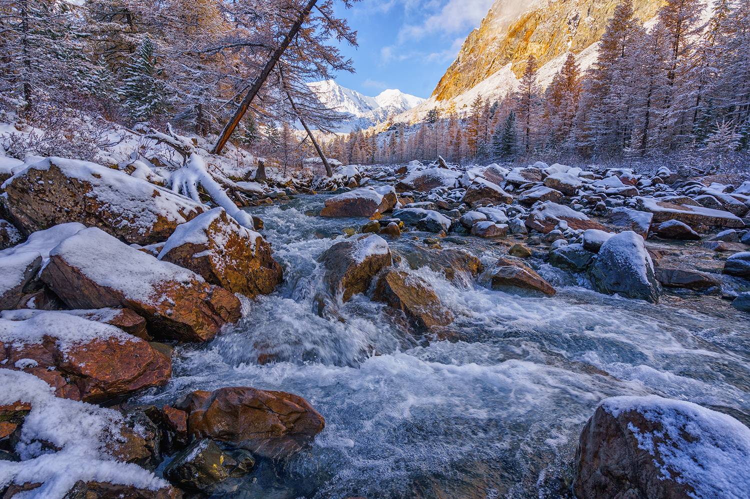 Россия, Алтай, пейзаж, река,Актру, Лариса Дука
