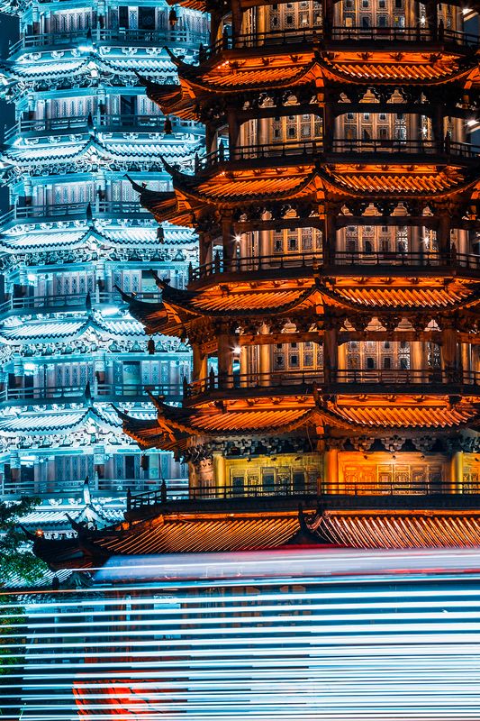 Sun and Moon Pagodas, Guilin фото превью