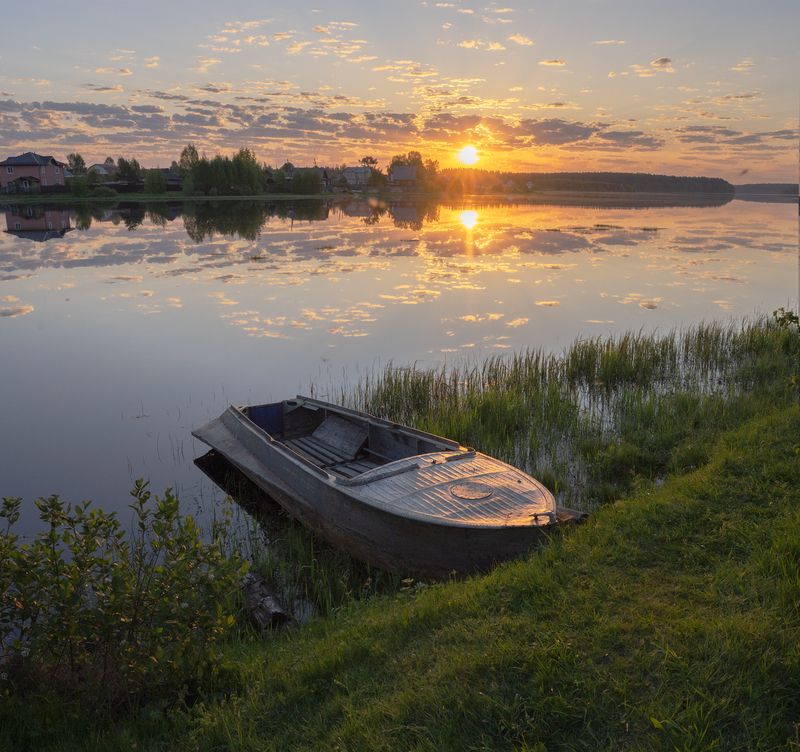 Рассвет на Кирсинском пруду  фото превью
