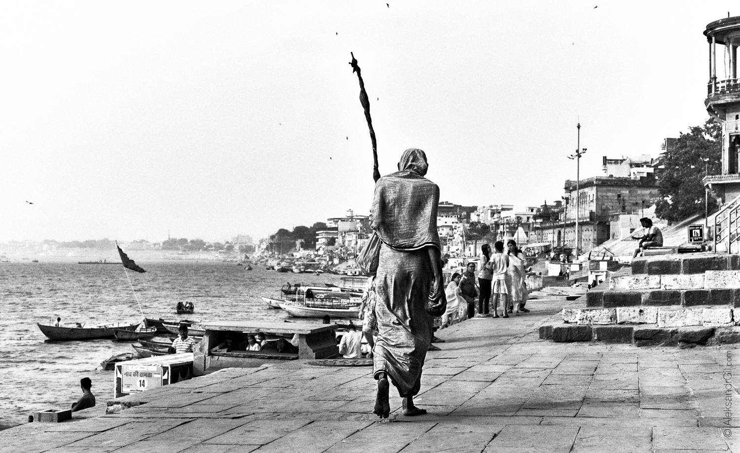 индия, варанаси, паломник, аскет, набережная, india, varanasi, Гиль Александр