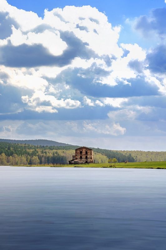 калкан, озеро, мельница, урал Студия Гибли представляет фото превью