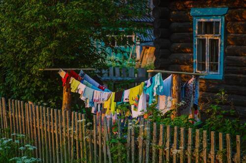 Утро в деревне