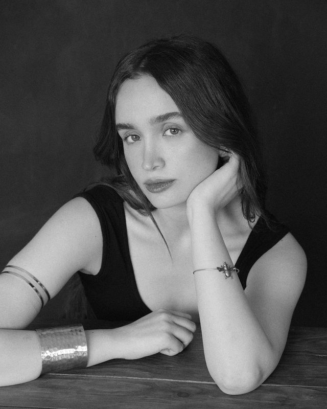 portrait, blackandwhite, look, eyes, mood, Elahe фото превью