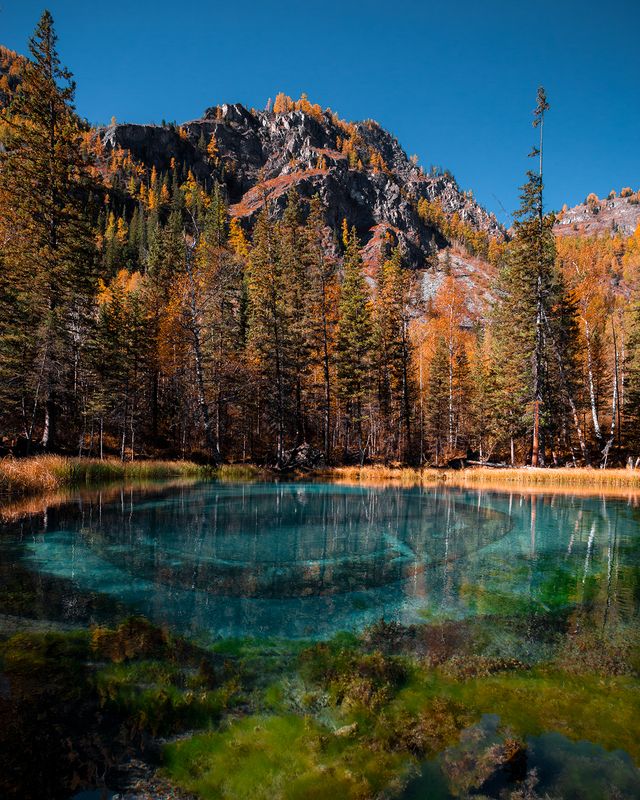 Geyser lake, Altai фото превью