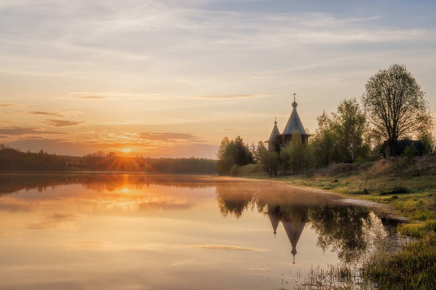 карелия, колодозеро, рассвет, Морозов Сергей
