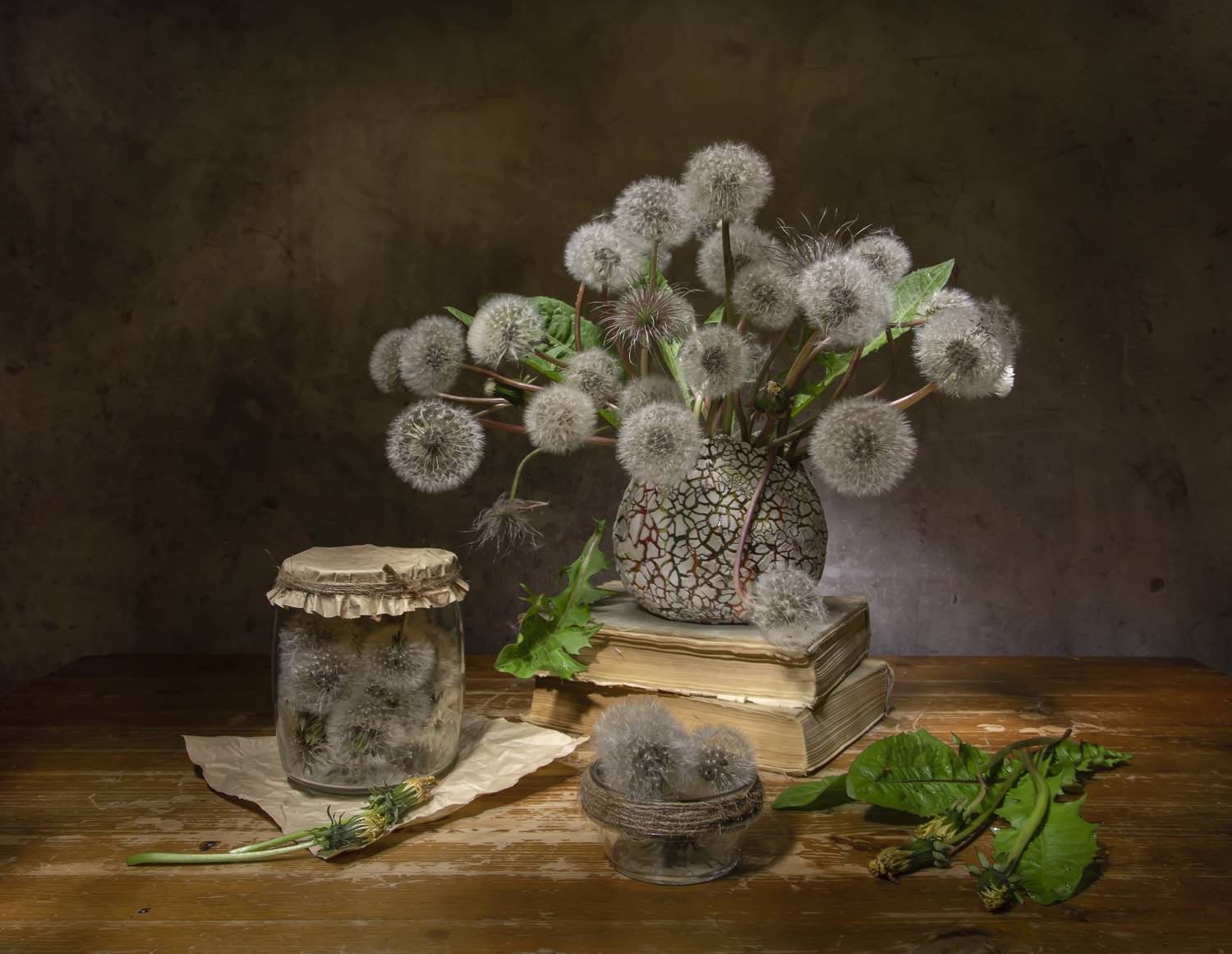 натюрморт, одуванчики, Татьяна Феденкова