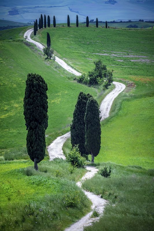 tuscany, landscape, italy Tuscan views фото превью