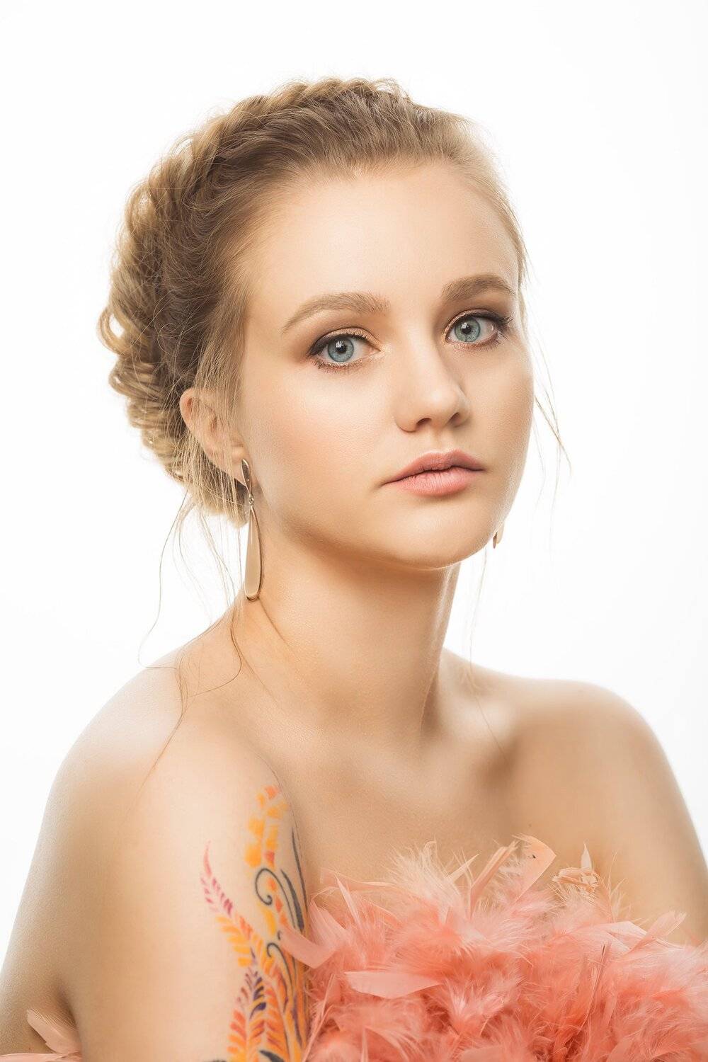 Бьюти, Девушка, Портрет в высоком ключе, Портрет девушки, Студийный портрет, Денис Фёдоров