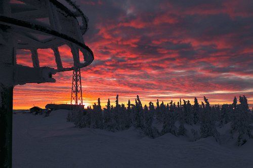 Вечерние этюды на горе Зелёной