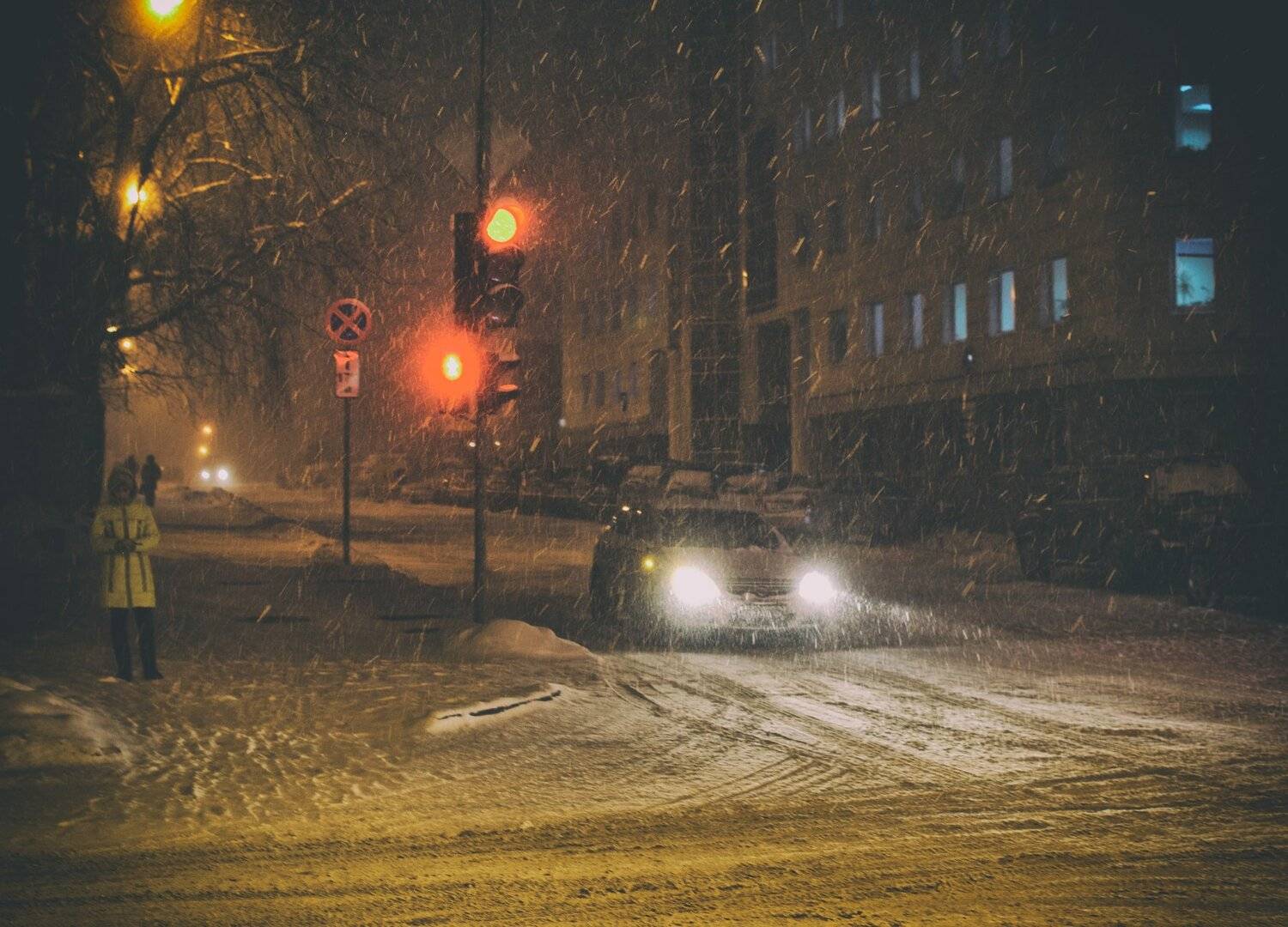 зима,улица,фонари,вечер, Карепанов Евгений