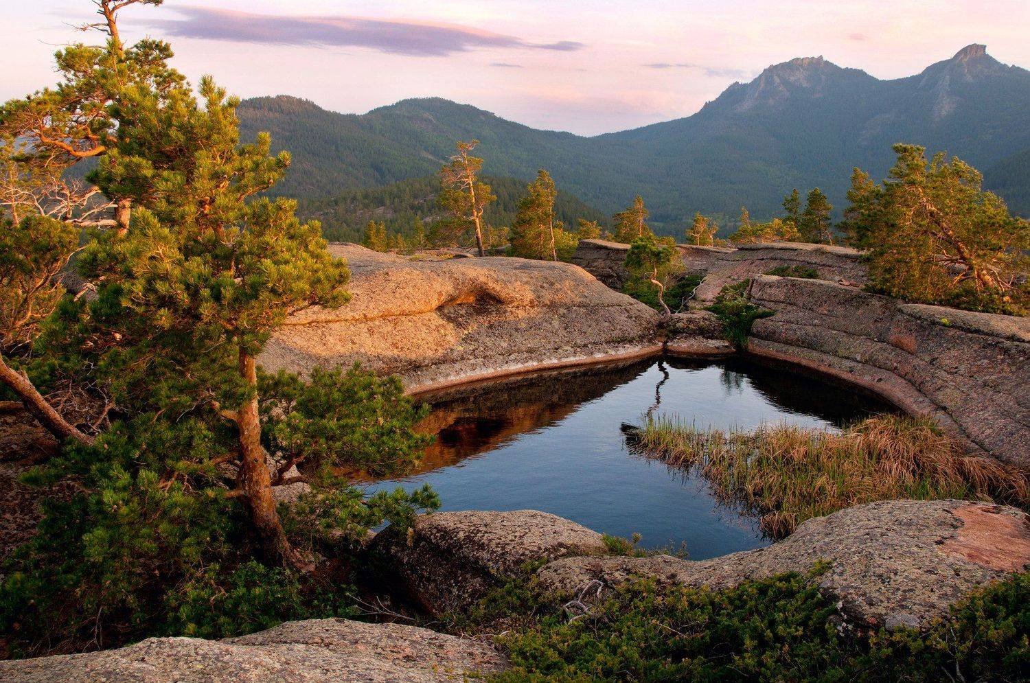 Казахстан. пейзаж. Каркаралинск. горы. озеро. , Дмитрий Ругис
