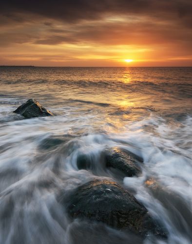 Sunrise at the coast