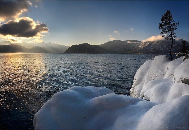 Алтын-Кёль, Горный алтай, Телецкое озеро, Утро Утро на Алтын-кёль фото превью