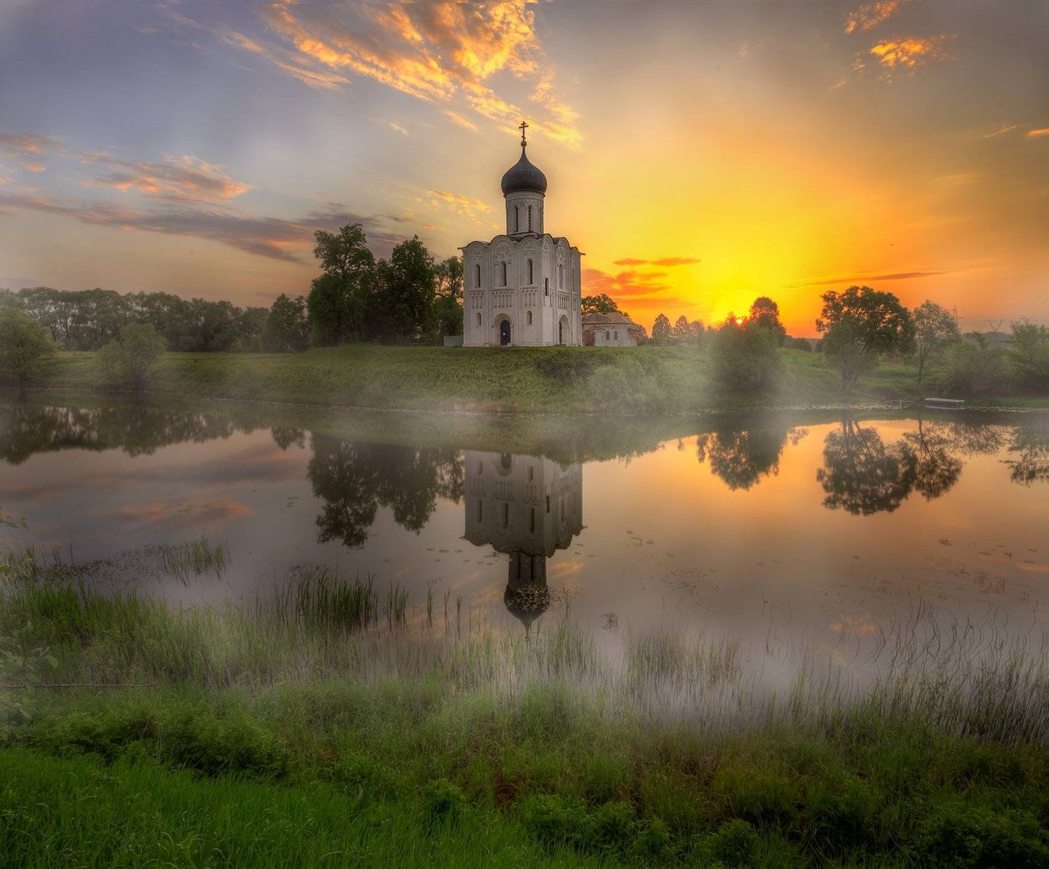 Лето, Нерли, Рассвет, Эдуард Гордеев