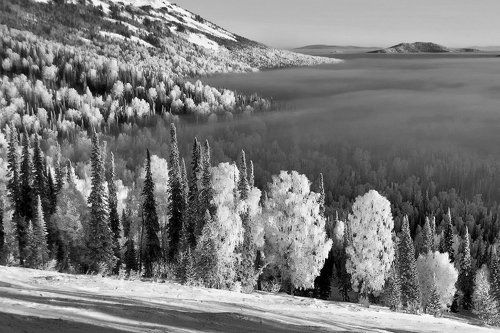 Pro Шерегеш в B&W …